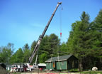 Relocation of Building at Camp Akeela in Strafford